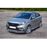 Защита порогов с площадкой диаметр трубы 51 мм для Lada Xray