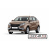 Защита переднего бампера двойная труба 51мм для Lada Xray