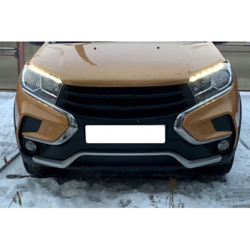 Зимняя заглушка решетки радиатора (АБС) для Lada Xray (Cross)