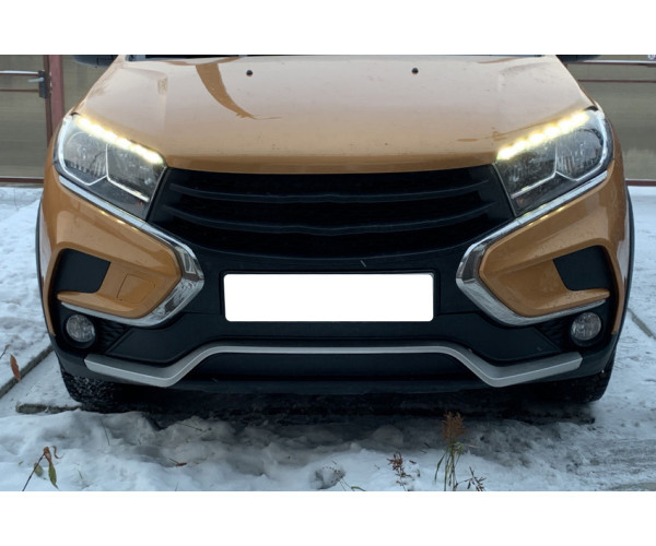 Зимняя заглушка решетки радиатора (АБС) для Lada Xray (Cross)
