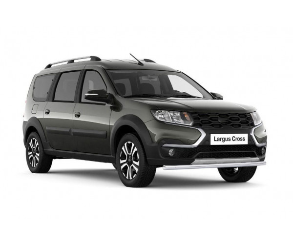 Защита переднего бампера одинарная диаметр трубы 51мм для Lada Largus FL 2021- / (Cross 2021-)