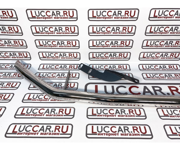 Защита переднего бампера одинарная диаметр трубы 51мм для Lada Largus FL 2021- / (Cross 2021-)