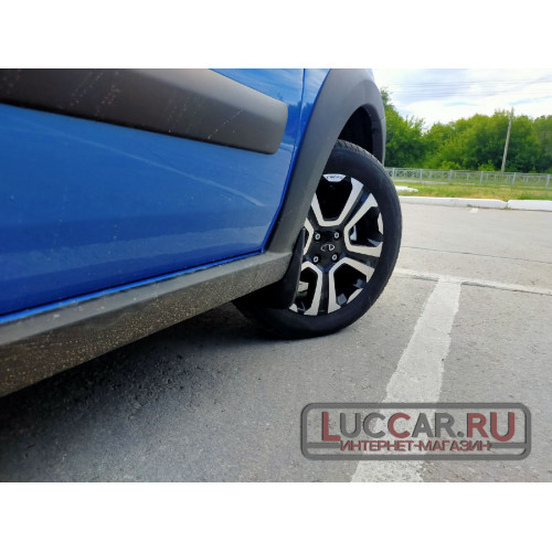 Брызговики передние широкие для Lada Largus Cross