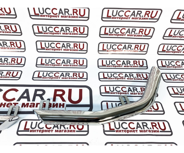Защита заднего бампера угловая (НПС) диаметр трубы 51 мм для Lada Largus 2012- / (Cross 2012-)