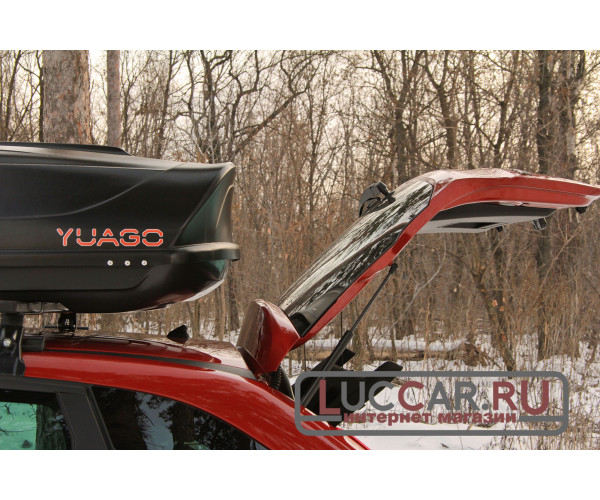 Автобокс Avatar YUAGO ( Яго Аватар 460 л.) (Euro Lock) Серый, Белый, Черный (тиснение)