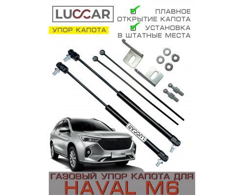 Газовый упор капота для Haval M6 (Хавал М6) 2021-н.в.