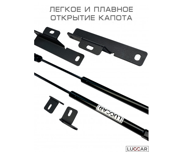 Газовые упоры капота Mitsubishi Lancer X (10) / Митсубиси Лансер 10