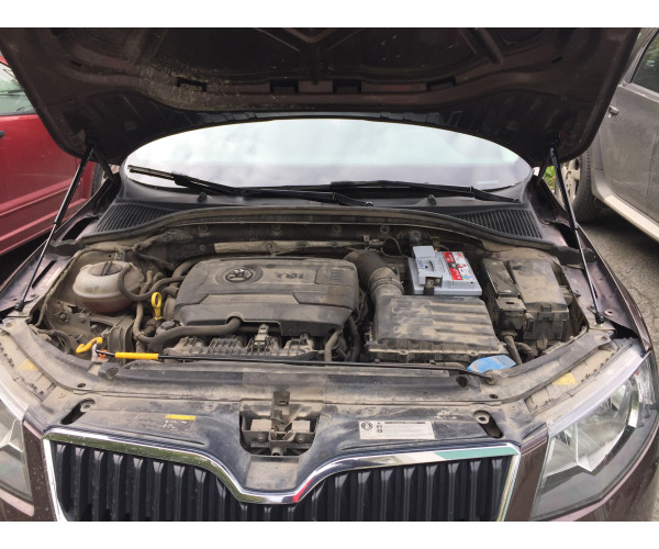 Газовые упоры капота Skoda Octavia A7 (Шкода Октавия А7) 2013–2020, амортизаторы капота, комплект 2 шт